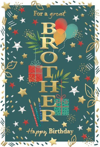 Picture of FOR A GREAT BROTHER BIRTHDAY CARD